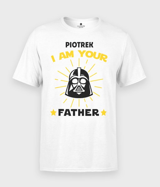 I am Your father - Czarny napis - koszulka męska