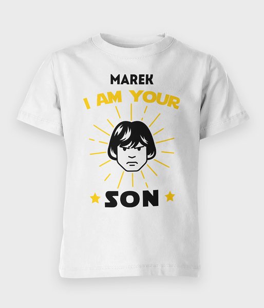 I am Your son - Czarny napis - koszulka dziecięca