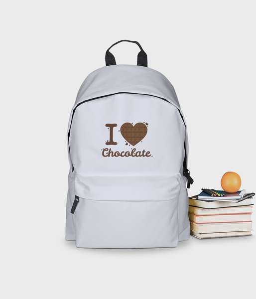 I love chocolate 2  - plecak szkolny