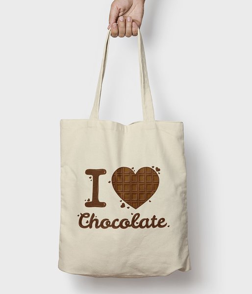 I love chocolate 2 - torba bawełniana
