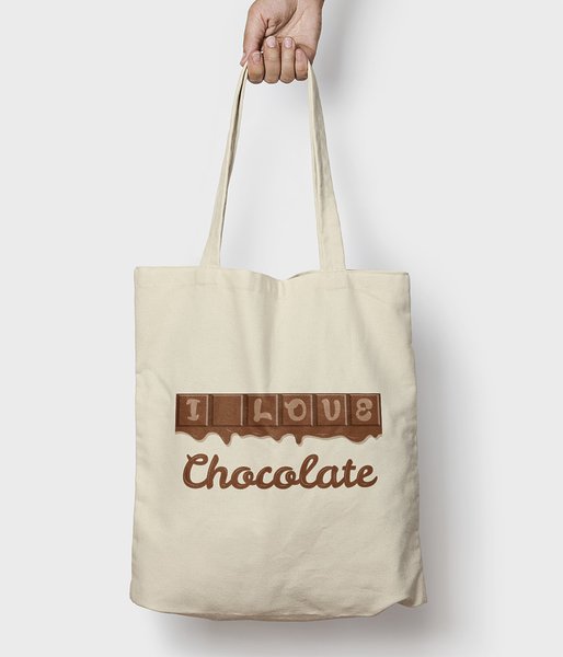 I love Chocolate - torba bawełniana