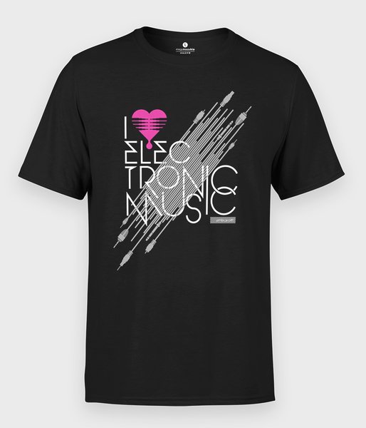 I love electronic music - koszulka męska