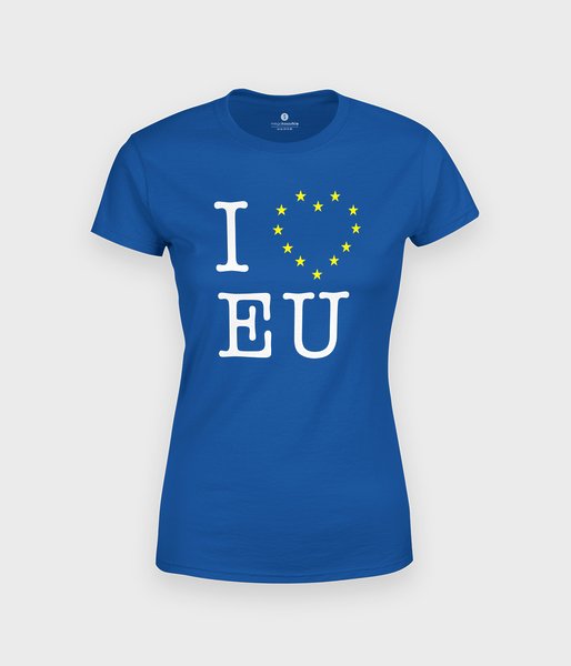 I love EU - koszulka damska