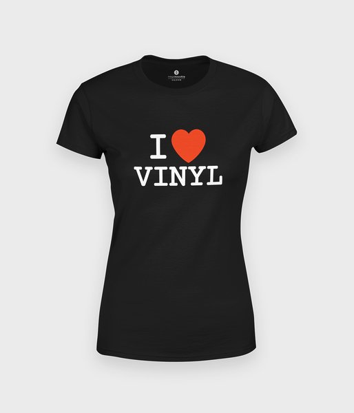 I love vinyl 2 - koszulka damska