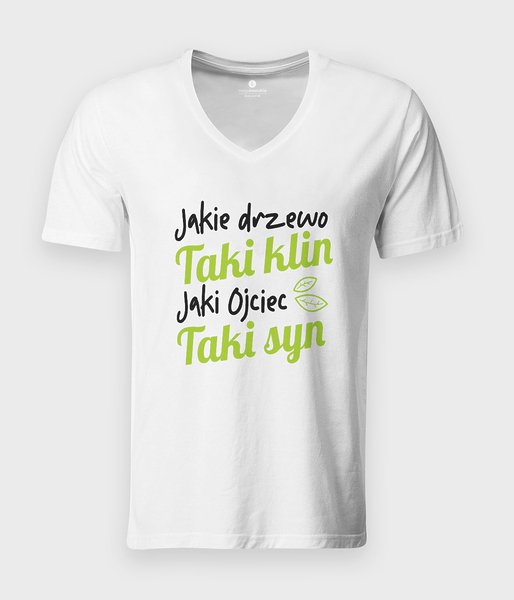 Jaki ojciec taki syn - koszulka męska v-neck