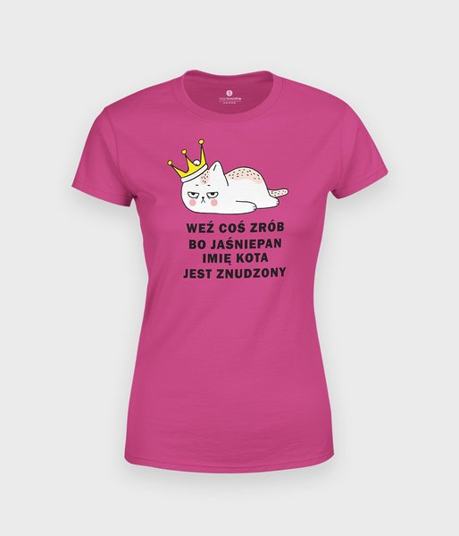Jaśniepan kot - koszulka damska