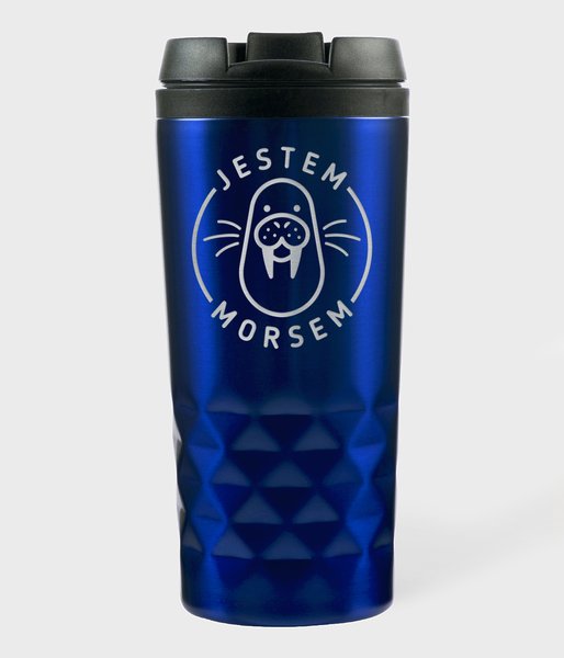Jestem morsem - kubek termiczny z tłoczeniem