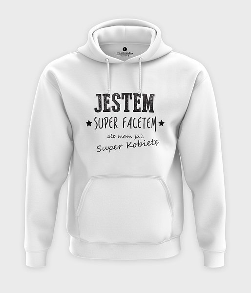 Jestem super - bluza z kapturem