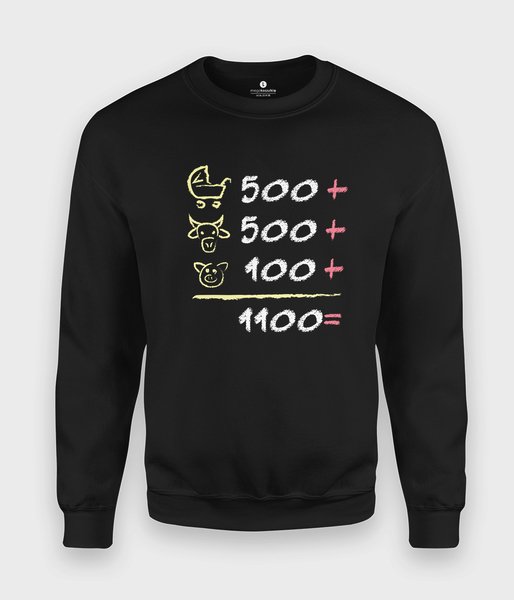 Kalkulacja 500+ - bluza klasyczna