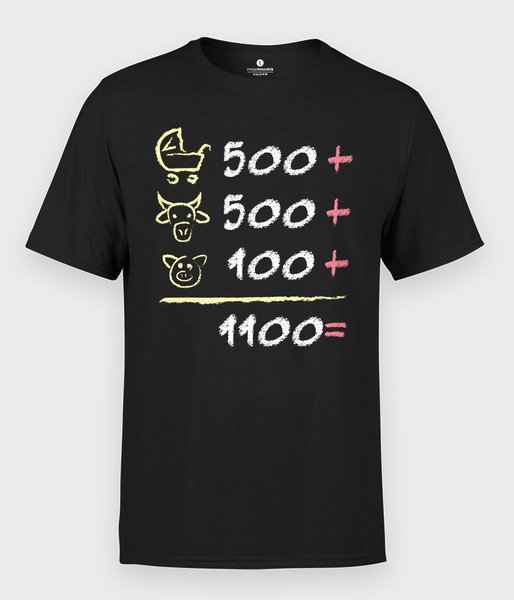 Kalkulacja 500+ - koszulka męska