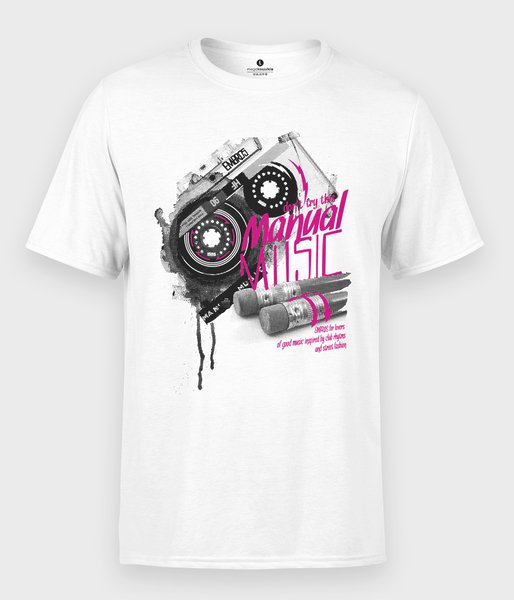 Kaseta - Muzyka Manualna - koszulka męska