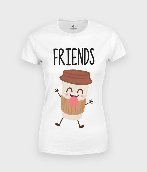 Kawowy przyjaciel - koszulka damska