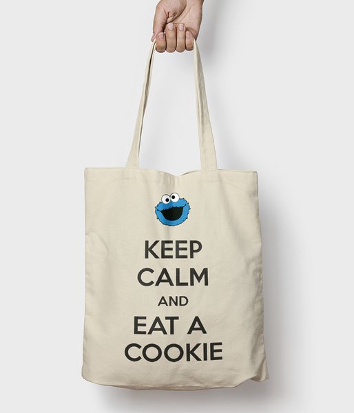 Keep Calm and Eat a Cookie - torba bawełniana