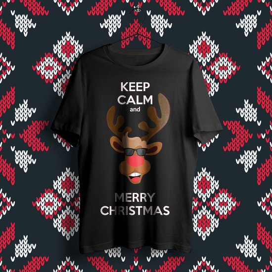 Keep Calm and Merry Christmas - koszulka męska-2