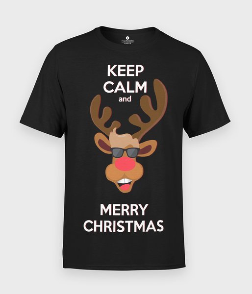 Keep Calm and Merry Christmas - koszulka męska