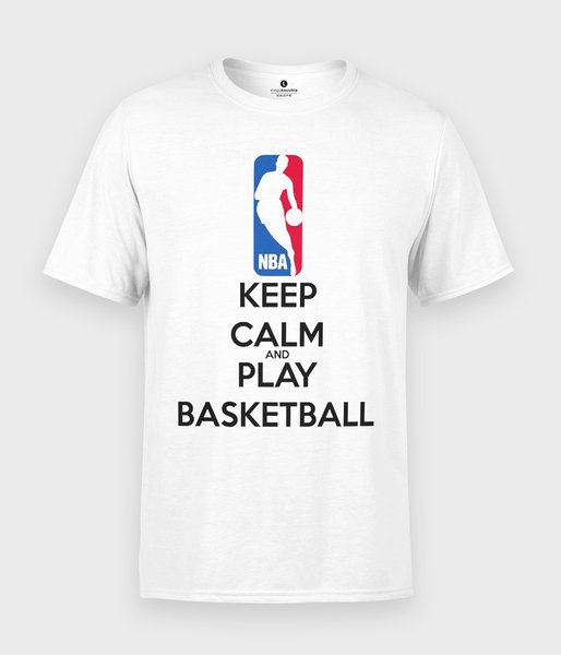 Keep Calm and Play Basketball - koszulka męska