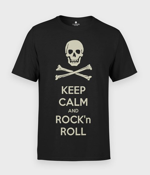 Keep Calm and Rock n Roll - koszulka męska