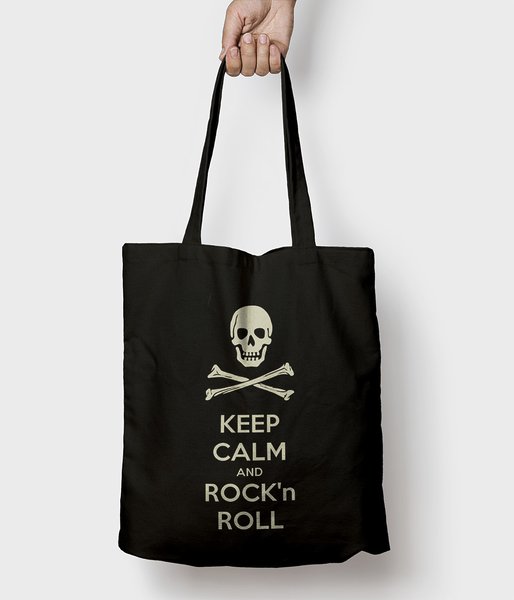 Keep Calm and Rock n Roll - torba bawełniana