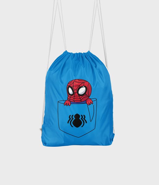 Kieszonkowy Spiderman - plecak workowy