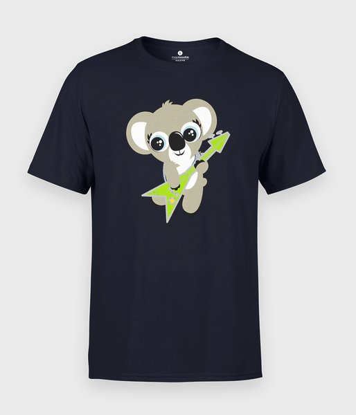 Koala z gitarą - koszulka męska