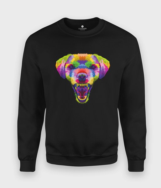 Kolorowy pies - bluza klasyczna