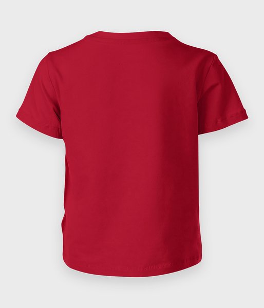 Koszulka dziecięca (bez nadruku, gładka) - czerwona-2