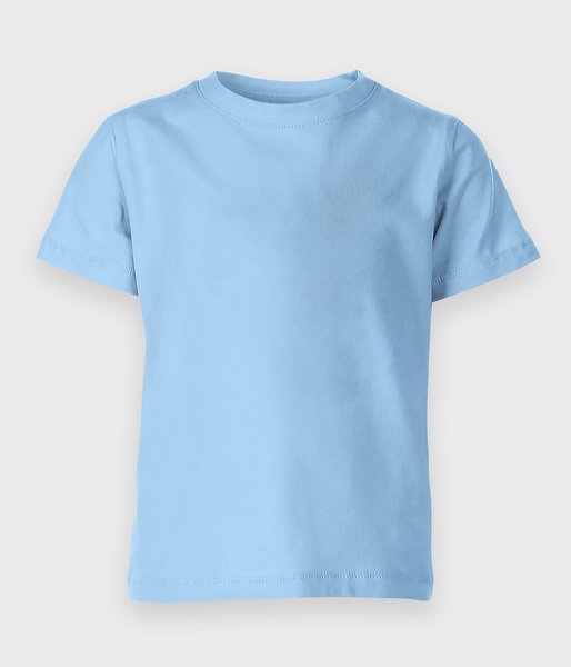 Koszulka dziecięca (bez nadruku, gładka) - jasnoniebieska