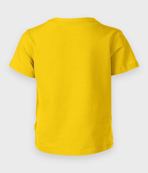 Koszulka dziecięca (bez nadruku, gładka) - żółta-2