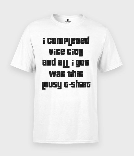 Koszulka GTA - I completed Vice City - koszulka męska