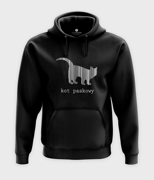 Kot paskowy - bluza z kapturem