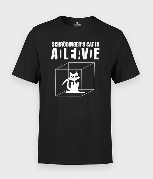 Kot Schrodingera - koszulka męska