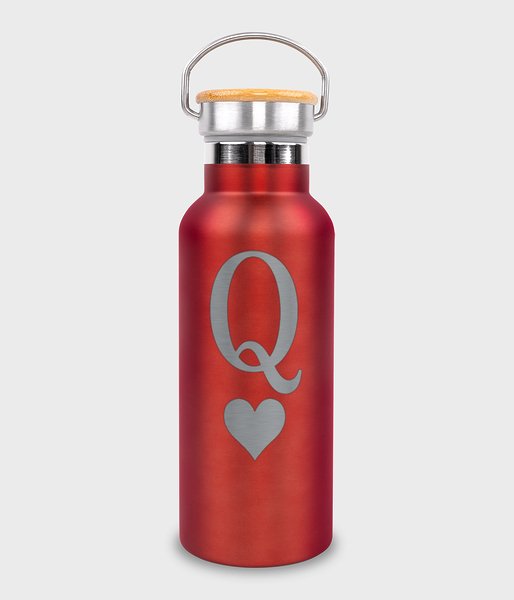 Królowa serc Czerwone - termos ze stali nierdzewnej