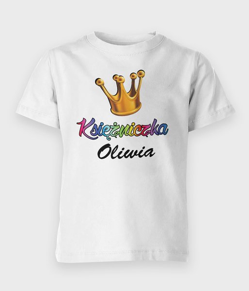 Księżniczka + Imię - koszulka dziecięca