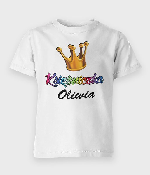 Księżniczka + Imię - koszulka dziecięca