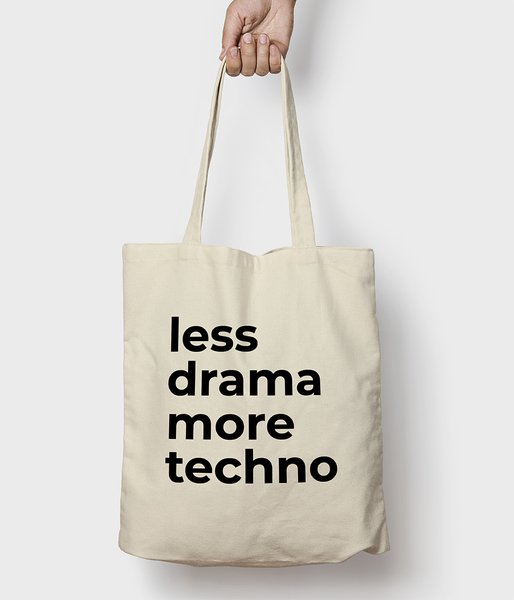 Less Drama - torba bawełniana
