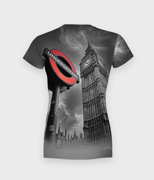 London Underground - koszulka damska fullprint-2