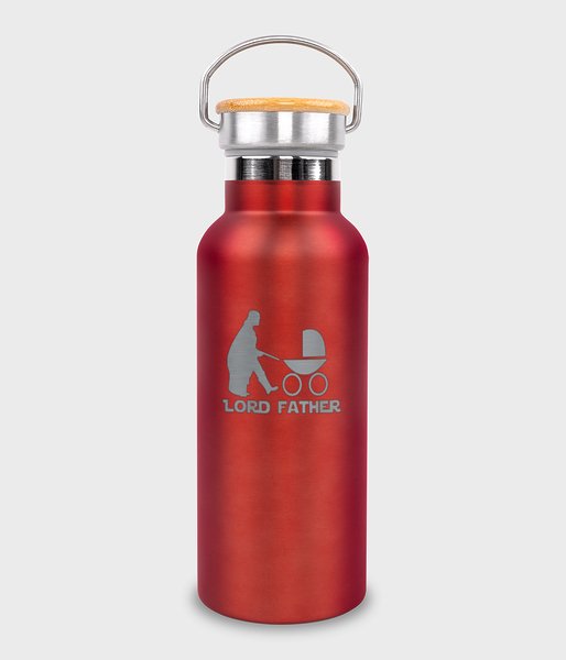 Lord father Czerwone - termos ze stali nierdzewnej