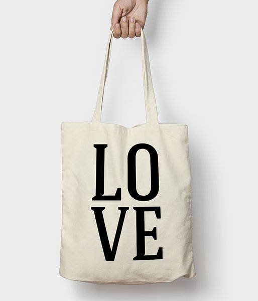 Love 3 - torba bawełniana