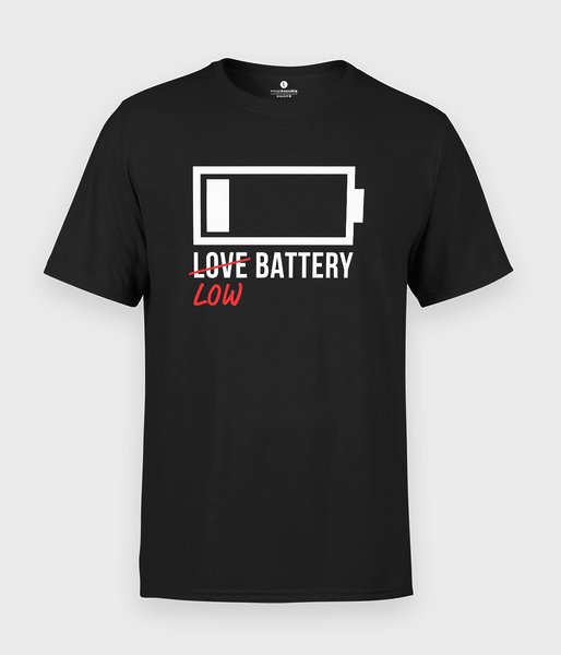 Low Battery - koszulka męska