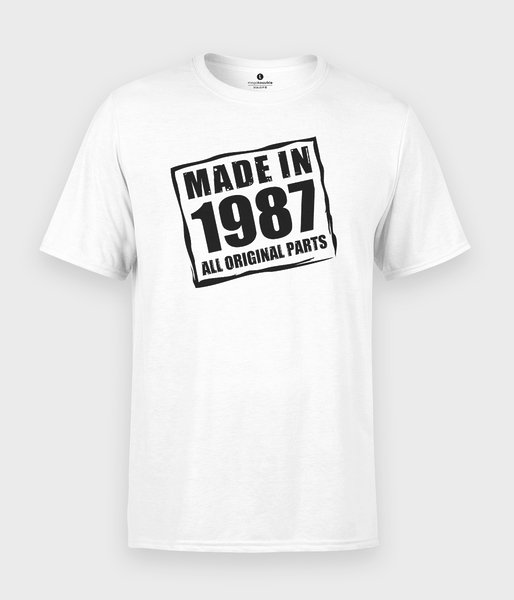 Made in + Twoja data - koszulka męska