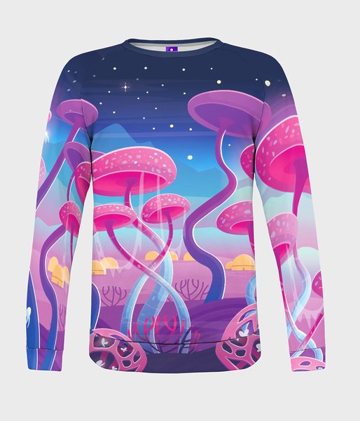 Magic Mushrooms - bluza damska fullprint