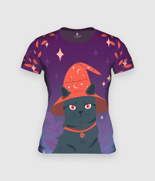 Magiczny Kot - koszulka damska fullprint