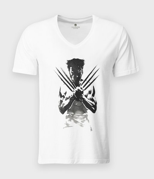 Man with claws - koszulka męska v-neck