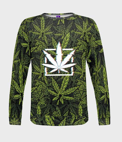 Marijuana - bluza damska fullprint