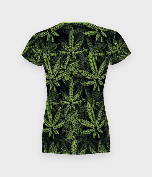 Marijuana - koszulka damska fullprint-2