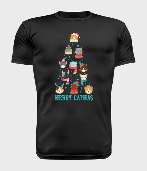 Merry catmas - koszulka męska premium
