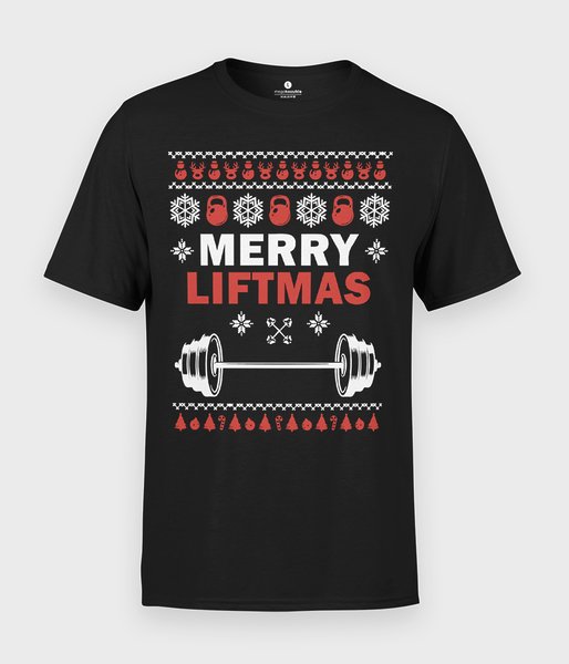 Merry liftmas - koszulka męska