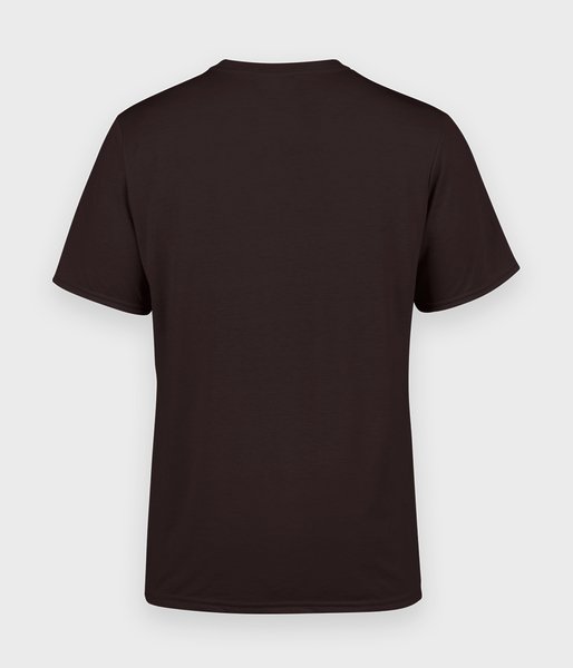 Męska koszulka (bez nadruku, gładka) - brązowa-2