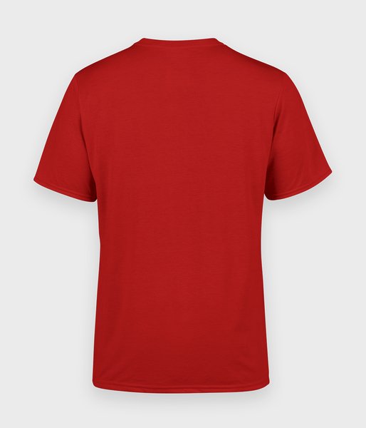 Męska koszulka (bez nadruku, gładka) - czerwona-2