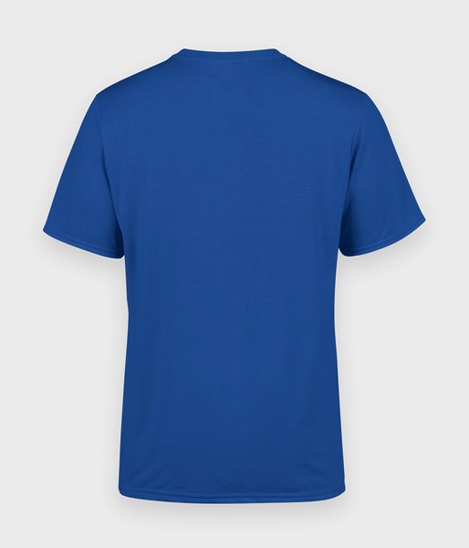 Męska koszulka (bez nadruku, gładka) - niebieska-2